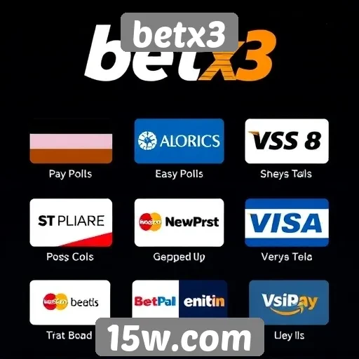 Métodos de pagamento oferecidos pelo betx3